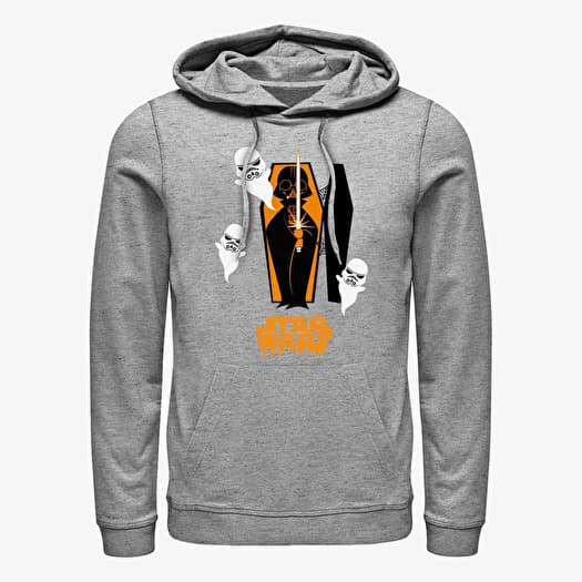 Sweat-shirt Merch Star Wars: Classic - Coffin Spooks Unisex Hoodie Heather Grey