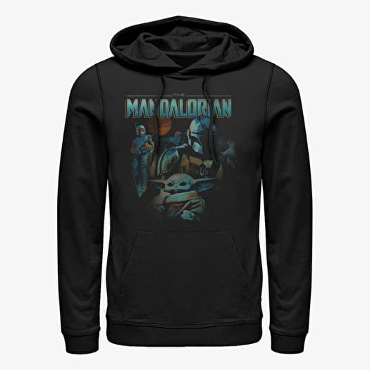 Merch Star Wars: Mandalorian - BOBAS BACK Unisex Hoodie Black