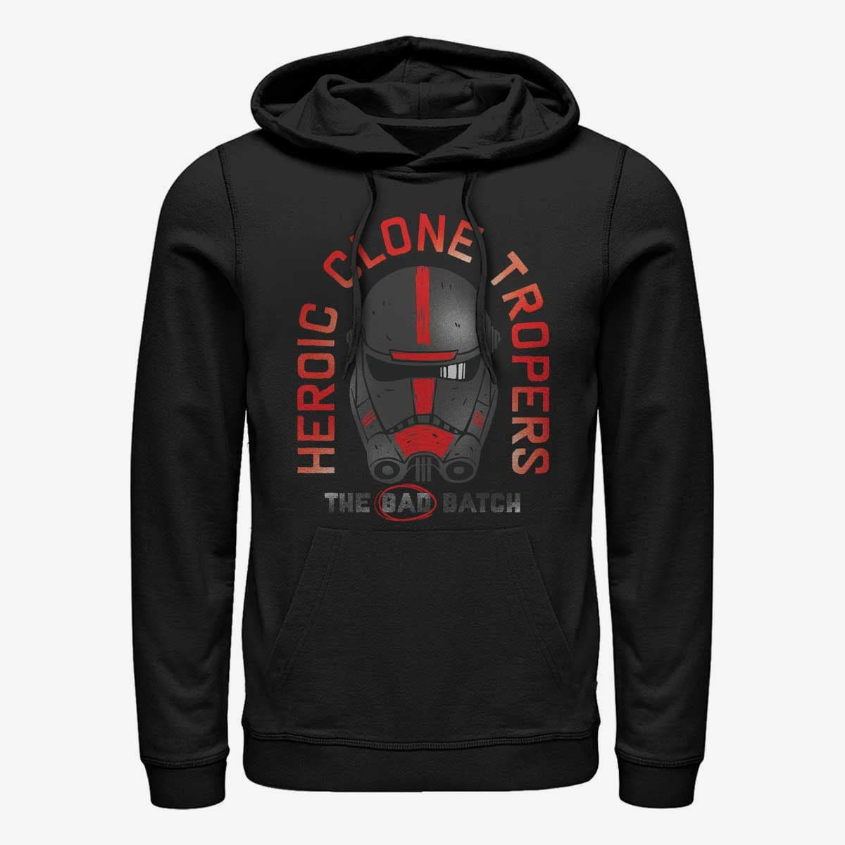 Hættetrøjer og sweatshirts Merch Star Wars: The Bad Batch - Heroic Batch Unisex Hoodie Black