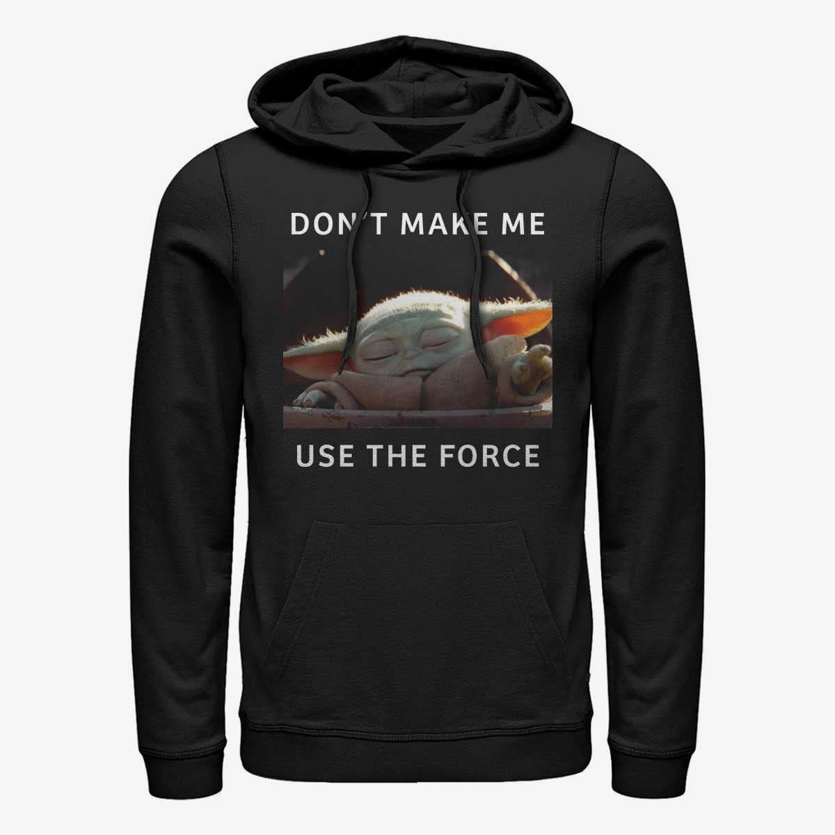 Hættetrøjer og sweatshirts Merch Star Wars: The Mandalorian - Small Meme Unisex Hoodie Black