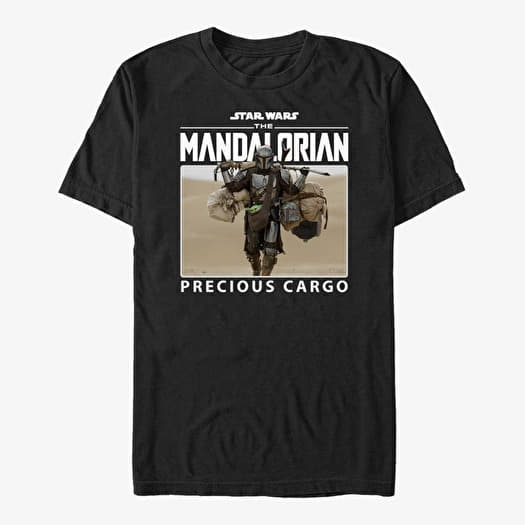 Majica Merch Star Wars: The Mandalorian - MandoMon Epi2 Travel Unisex T-Shirt Black