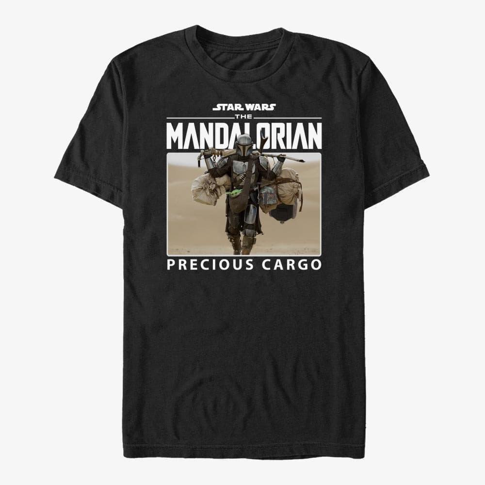 T-shirts Merch Star Wars: The Mandalorian - MandoMon Epi2 Travel Unisex T-Shirt Black