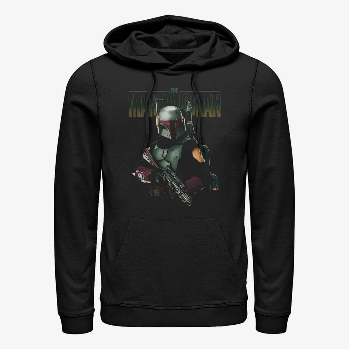 Hættetrøjer og sweatshirts Merch Star Wars: The Mandalorian - MandoMon Epi6 Shoot Out Unisex Hoodie Black