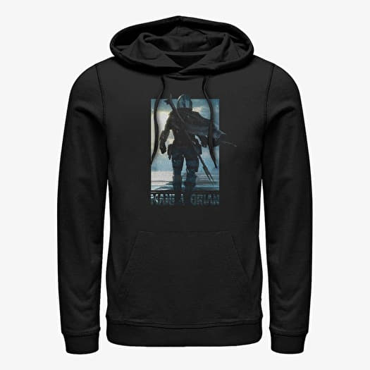 Hoodies and sweatshirts Merch Star Wars The Mandalorian Poster Mando Unisex Hoodie Black Queens