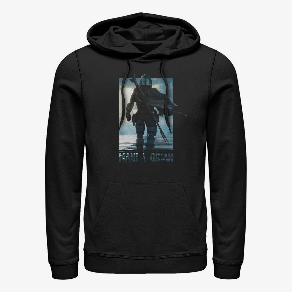 Hættetrøjer og sweatshirts Merch Star Wars: The Mandalorian - Poster Mando Unisex Hoodie Black