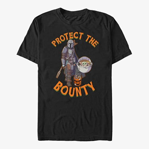 T-shirt Merch Star Wars: The Mandalorian - PROTECT THE BOUNTY Unisex T-Shirt Black