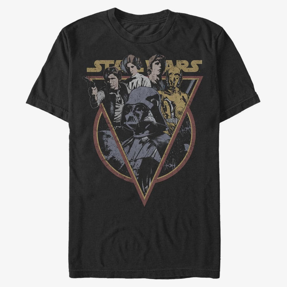 T-shirts Merch Star Wars: Classic - Retro Unisex T-Shirt Black
