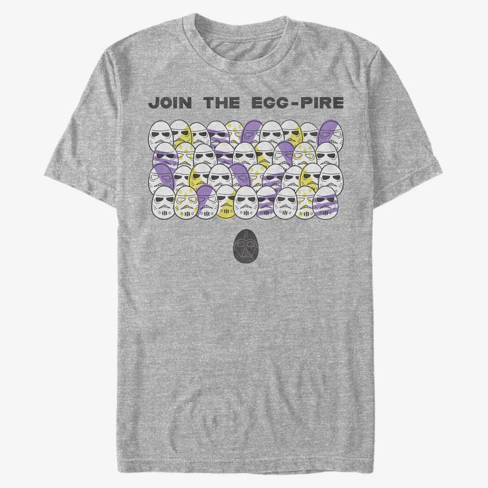 Μπλουζάκια Merch Star Wars: Classic - The Egg-pire Unisex T-Shirt Heather Grey