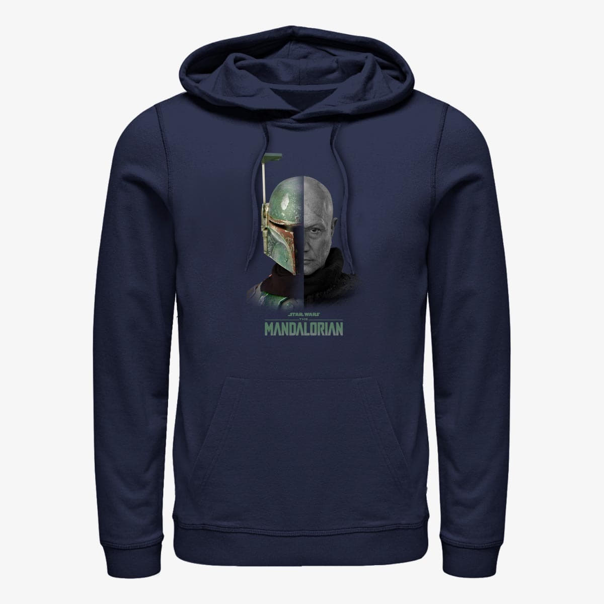 Hoodies and sweatshirts  Merch Star Wars: Mandalorian - MandoMon Epi6 Counted Unisex Hoodie Navy Blue