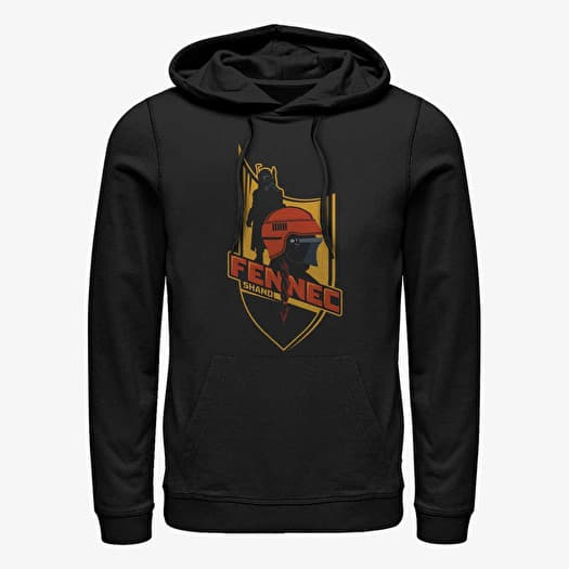 Sweatshirt Merch Star Wars Book of Boba Fett - Fennec Shield Unisex Hoodie Black