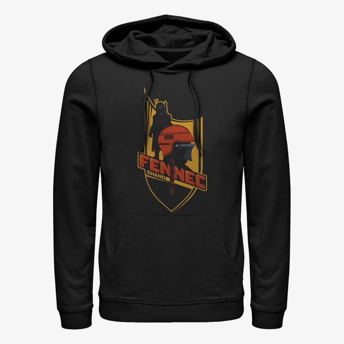Felpe Merch Star Wars Book of Boba Fett - Fennec Shield Unisex Hoodie Black