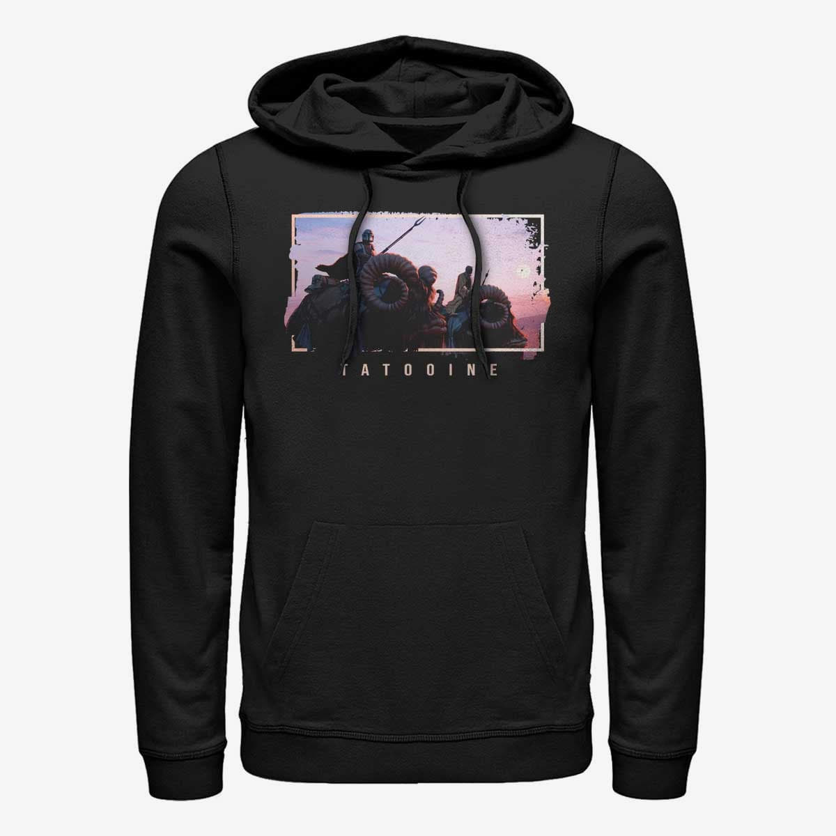 Hættetrøjer og sweatshirts Merch Star Wars: The Mandalorian - MandoMon Epi Hidden Unisex Hoodie Black