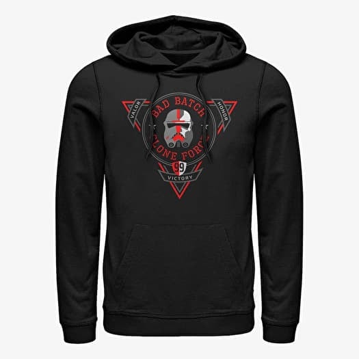 Sweatshirt Merch Star Wars: The Bad Batch - Badge Of Clones Unisex Hoodie Black