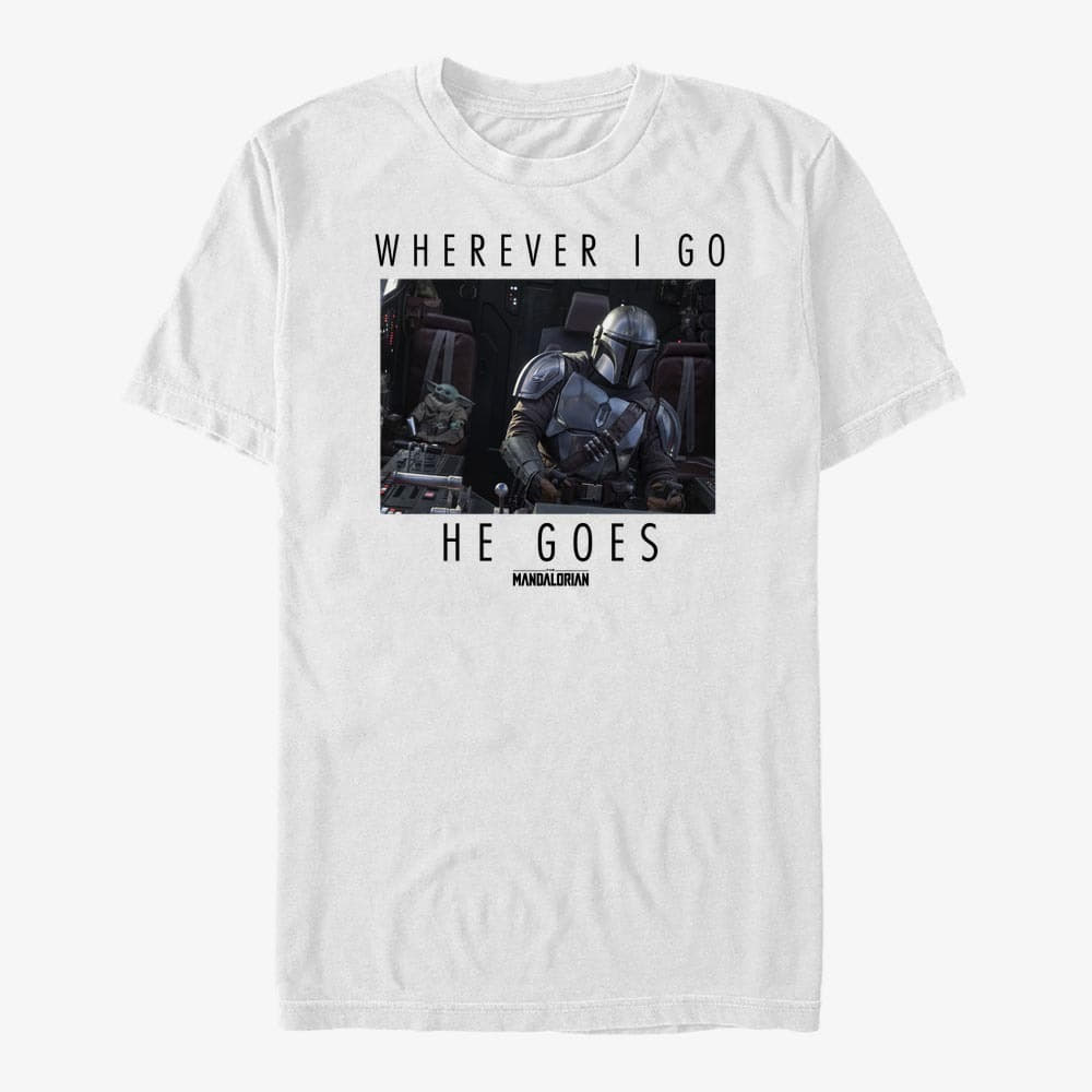 T-shirts Merch Star Wars: The Mandalorian - MandoMon Epi4 Guide Unisex T-Shirt White