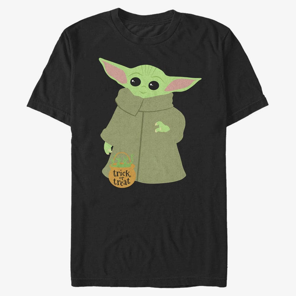 T-shirts Merch Star Wars: The Mandalorian - Trick or Treat Child Unisex T-Shirt Black
