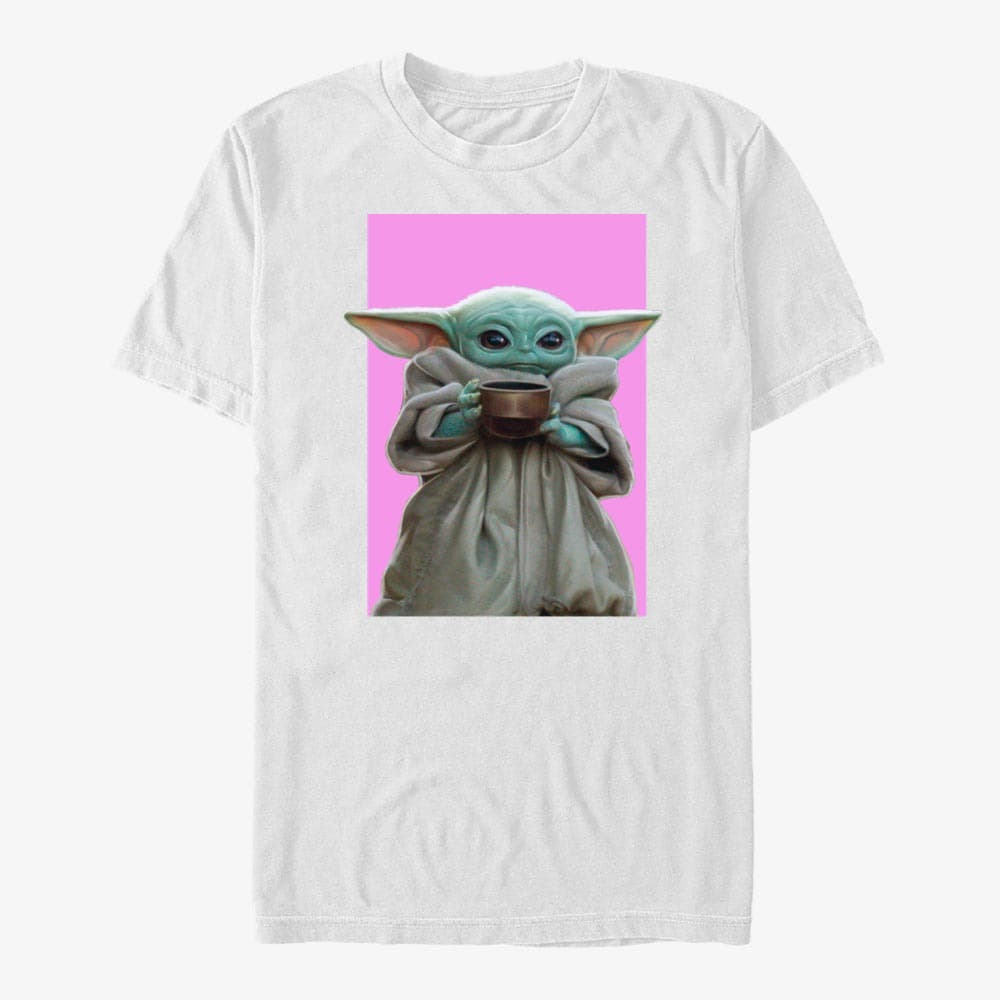 T-shirts Merch Star Wars: The Mandalorian - PINK CHILD Unisex T-Shirt White