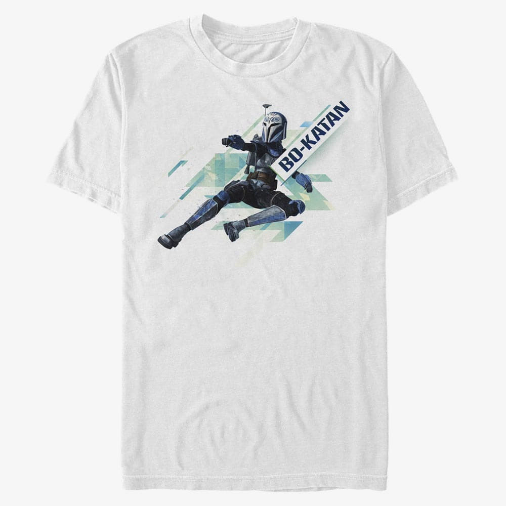 T-shirts Merch Star Wars: Clone Wars - Bok Angled Unisex T-Shirt White