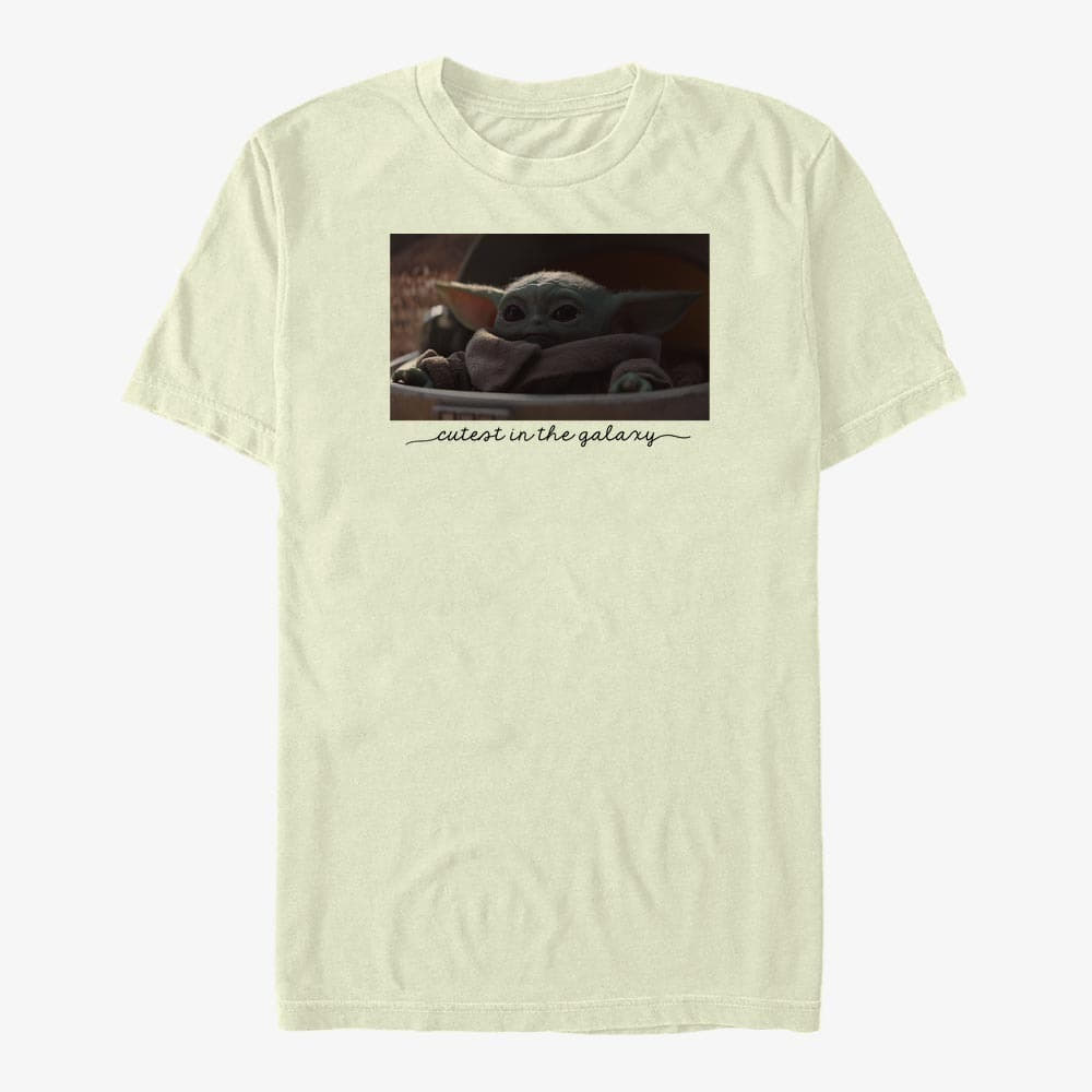 T-shirts Merch Star Wars: The Mandalorian - Cutest Photo Unisex T-Shirt Natural