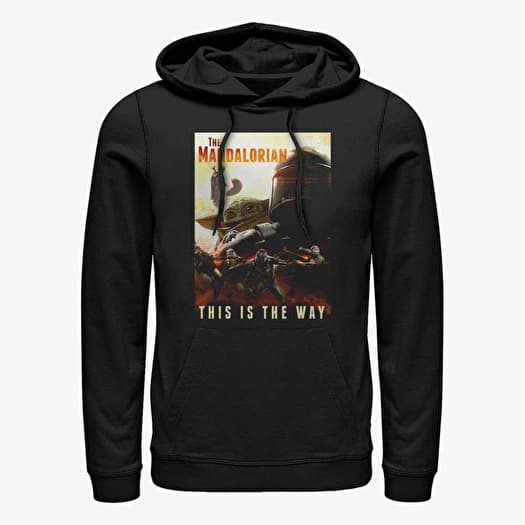 Merch Star Wars: Clone Wars - The Way Poster Unisex Hoodie Black