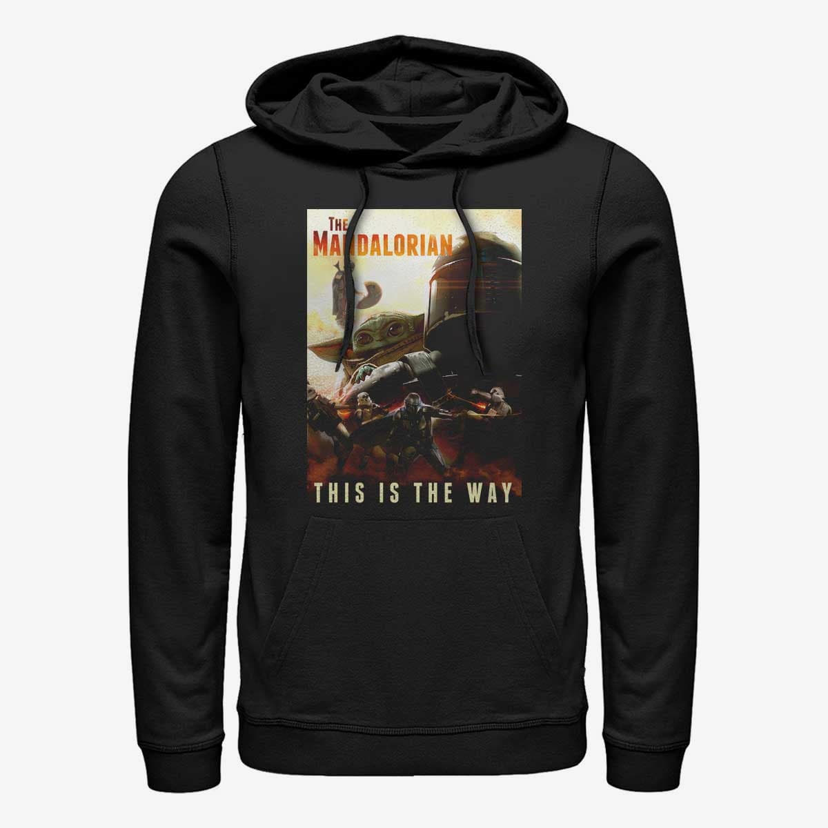 Sweatshirts Merch Star Wars: Clone Wars - The Way Poster Unisex Hoodie Black