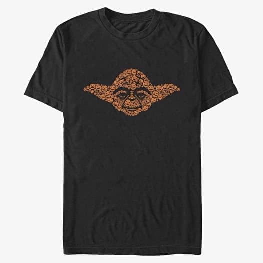 T-shirt Merch Star Wars: Classic - YODA JACKOLANTERNS Unisex T-Shirt Black