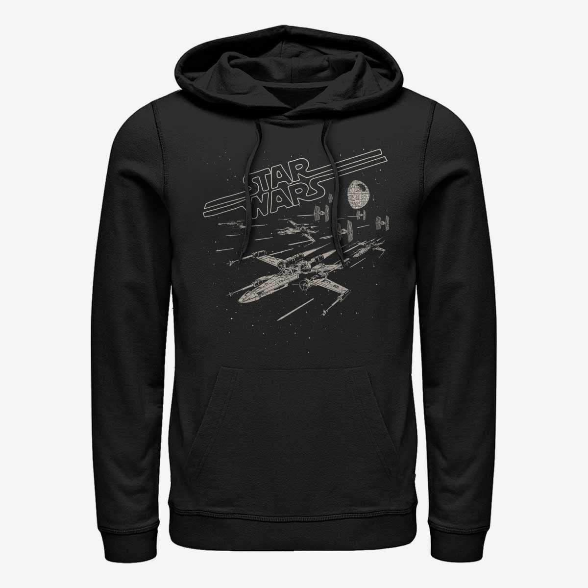 Sweatshirts Merch Star Wars: Classic - Lazer Chase Unisex Hoodie Black