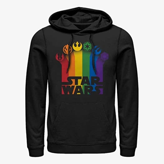 Merch Star Wars - Icon Trails Logo Unisex Hoodie Black