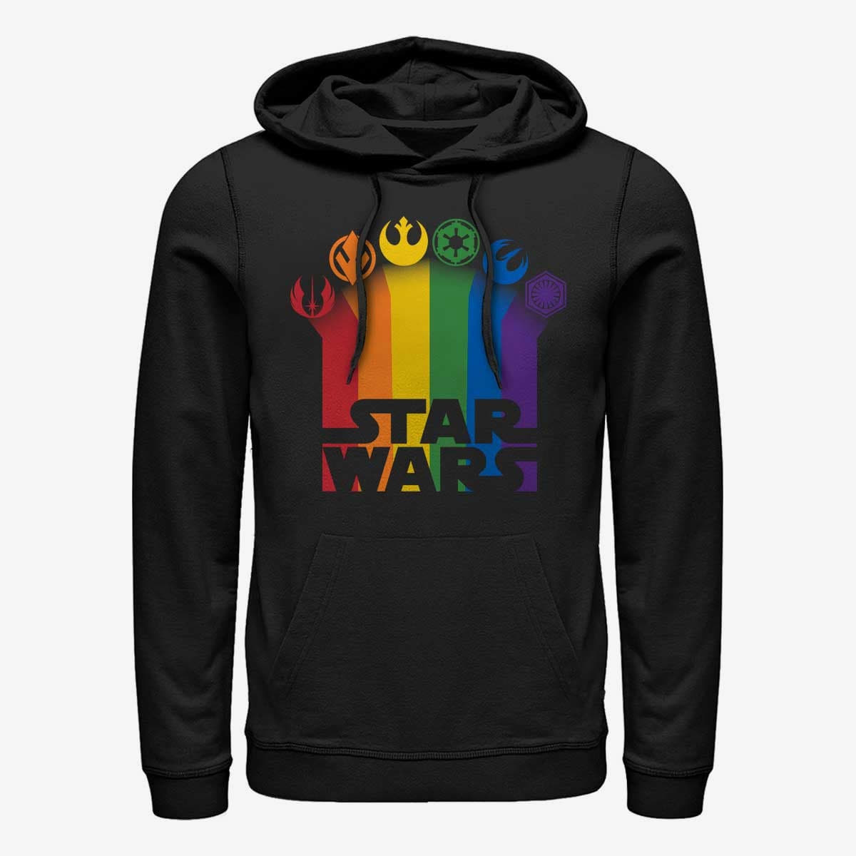 Hættetrøjer og sweatshirts Merch Star Wars - Icon Trails Logo Unisex Hoodie Black