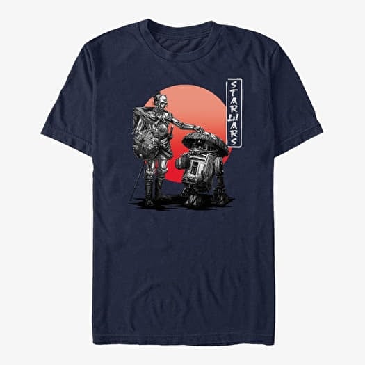 T-shirt Merch Star Wars: Visions - R2 CB Unisex T-Shirt Navy Blue
