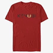 Merch Star Wars Obi-Wan - Kenobi Logo Unisex T-Shirt Red