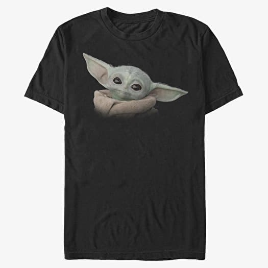 T-shirt Merch Star Wars: The Mandalorian - The Child Face Unisex T-Shirt Black