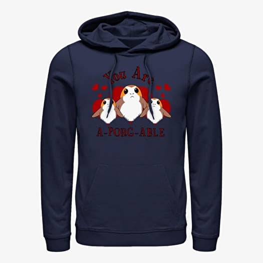 Verryttelypaita Merch Star Wars: The Force Awakens - A-Porg-Able Unisex Hoodie Navy Blue