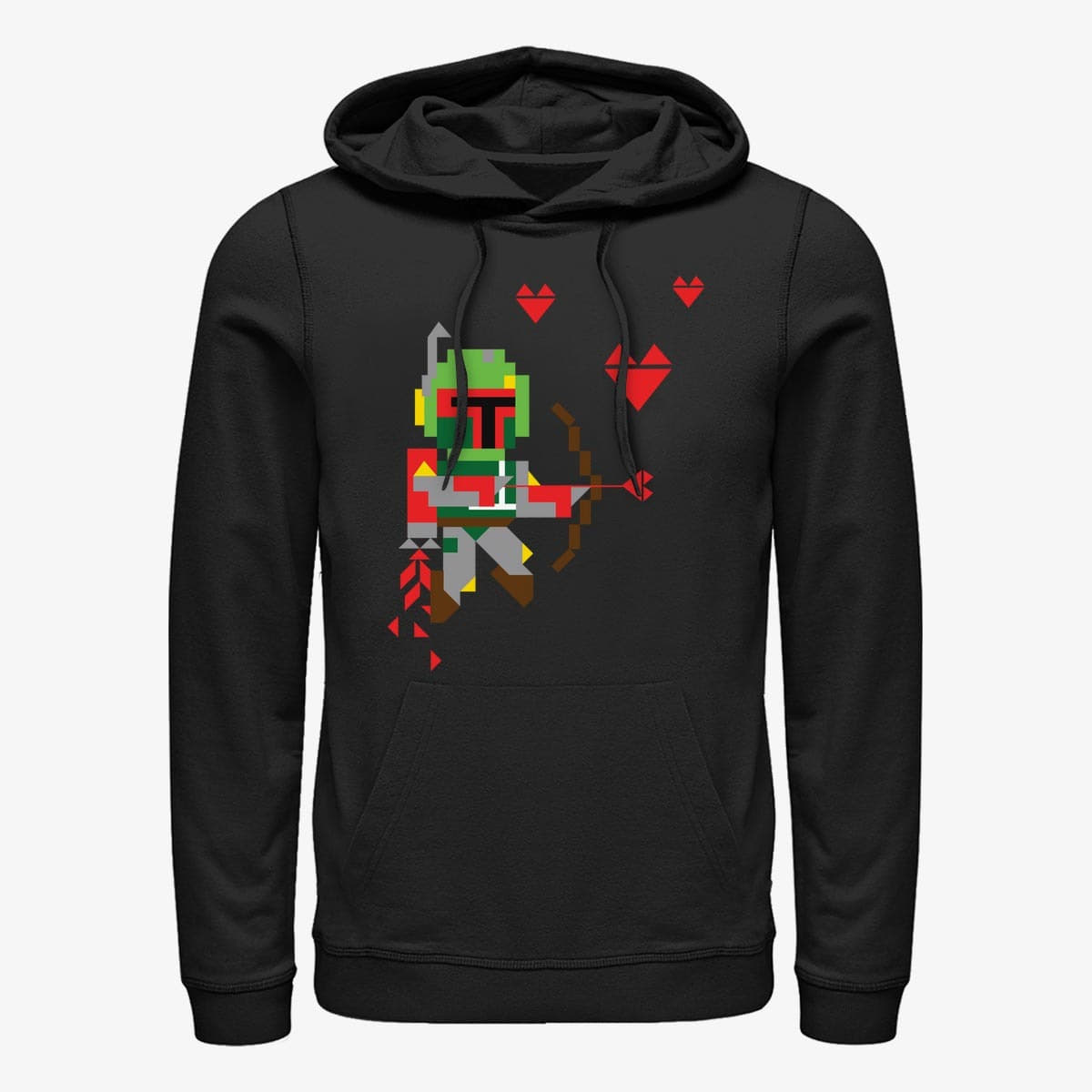 Hættetrøjer og sweatshirts Merch Star Wars: Classic - Boba Love Unisex Hoodie Black