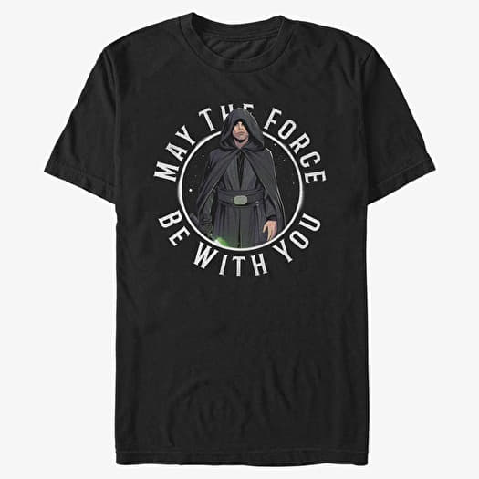 T-shirt Merch Star Wars: The Mandalorian - Looking Scary Luke Unisex T-Shirt Black
