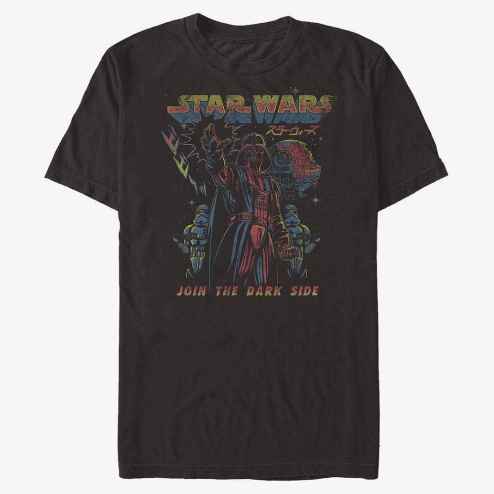 Тениски Merch Star Wars - Vader Kanji Unisex T-Shirt Black