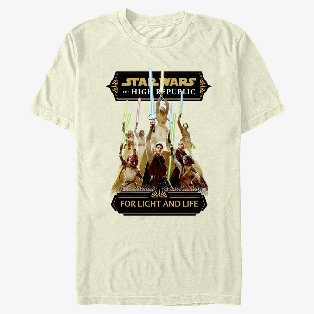 Tricouri Merch Star Wars: High Republic - Lighters Up High Unisex T-Shirt Natural