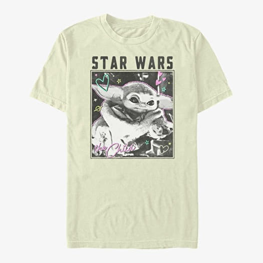 T-shirt Merch Star Wars: The Mandalorian - Doodle Photo Unisex T-Shirt Natural