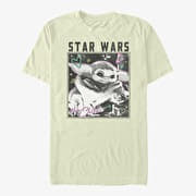 Merch Star Wars: The Mandalorian - Doodle Photo Unisex T-Shirt Natural
