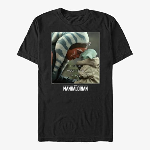 Marškinėliai Merch Star Wars: The Mandalorian - MandoMon Epi5 Jedi Unisex T-Shirt Black