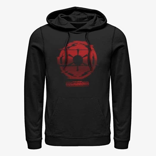 Merch Star Wars: Squadrons - Empire Glitch Unisex Hoodie Black