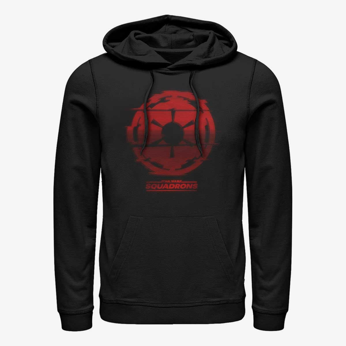 Felpe Merch Star Wars: Squadrons - Empire Glitch Unisex Hoodie Black