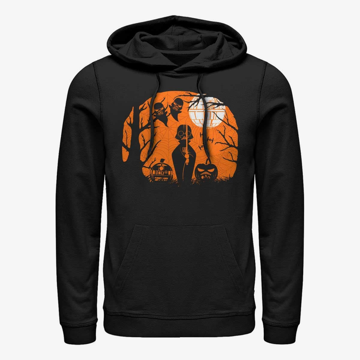 Hættetrøjer og sweatshirts Merch Star Wars: Classic - Darth Spooky Unisex Hoodie Black