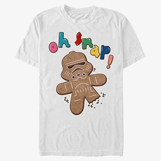 Camiseta Merch Star Wars: Classic - STORM TROOPER GINGERBREAD Unisex T-Shirt White