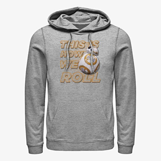 Sweatshirt Merch Star Wars: Episode 7 - This Is How We Roll Sideways Unisex Hoodie Heather Grey