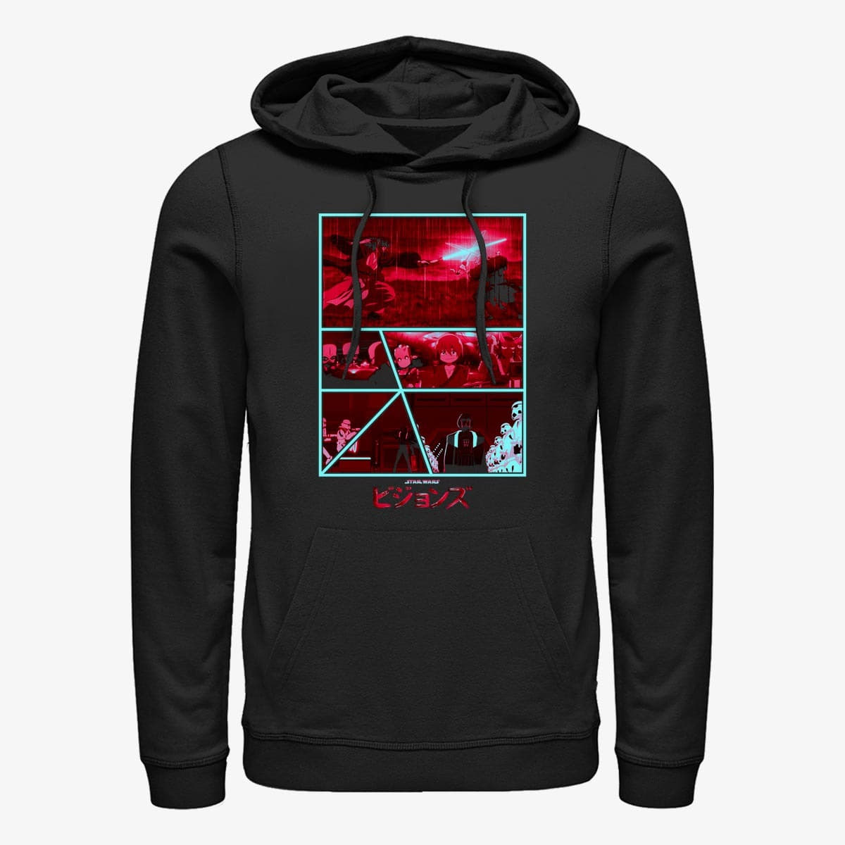 Hættetrøjer og sweatshirts Merch Star Wars: Visions - Multi Panel Unisex Hoodie Black