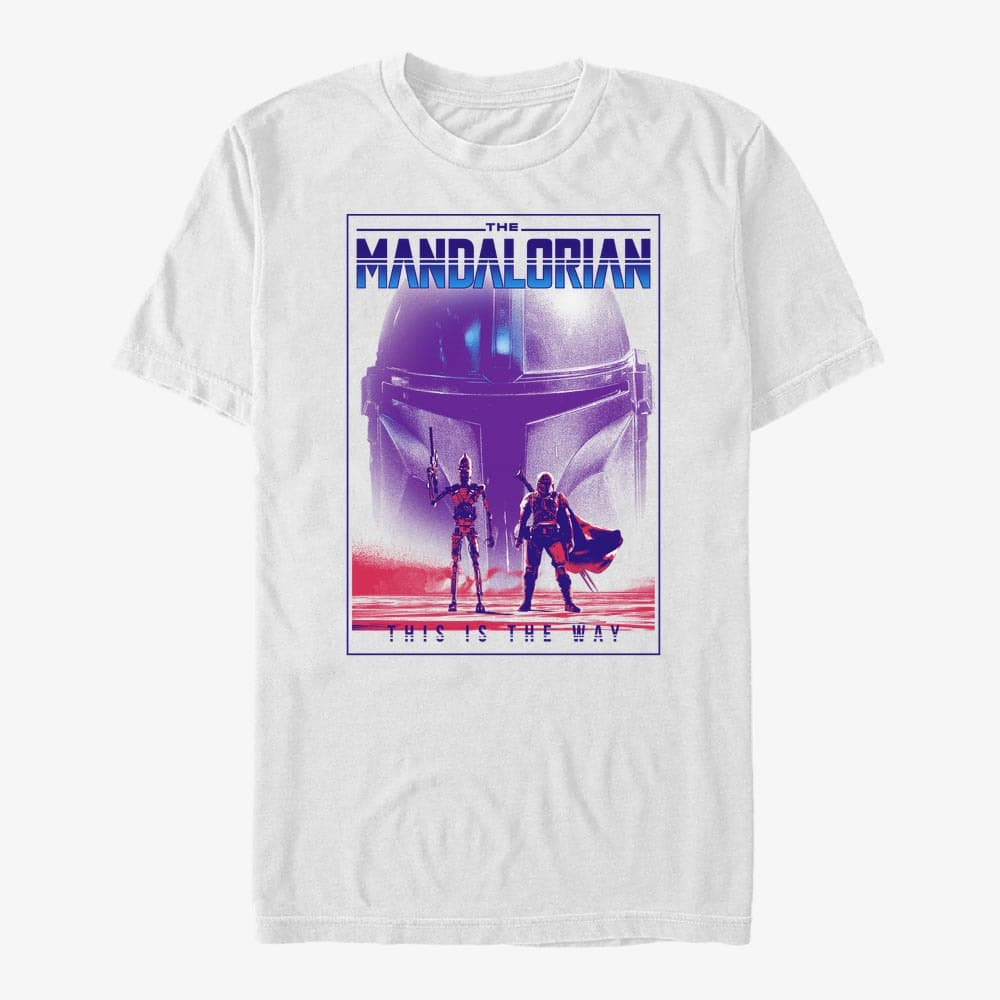 Camisetas Merch Star Wars: The Mandalorian - Hype Twins Unisex T-Shirt White