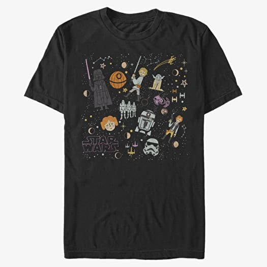 Tricou Merch Star Wars: Classic - COLLAGE Unisex T-Shirt Black