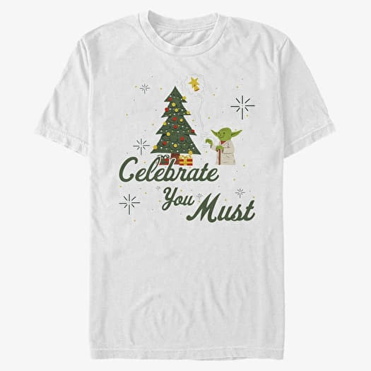 T-shirt Merch Star Wars: Classic - Celebrate You Must Unisex T-Shirt White