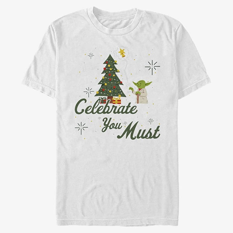T-shirt Merch Star Wars: Classic - Celebrate You Must Unisex T-Shirt White