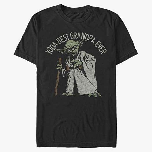 T-shirt Merch Star Wars - Green Grandpa Unisex T-Shirt Black